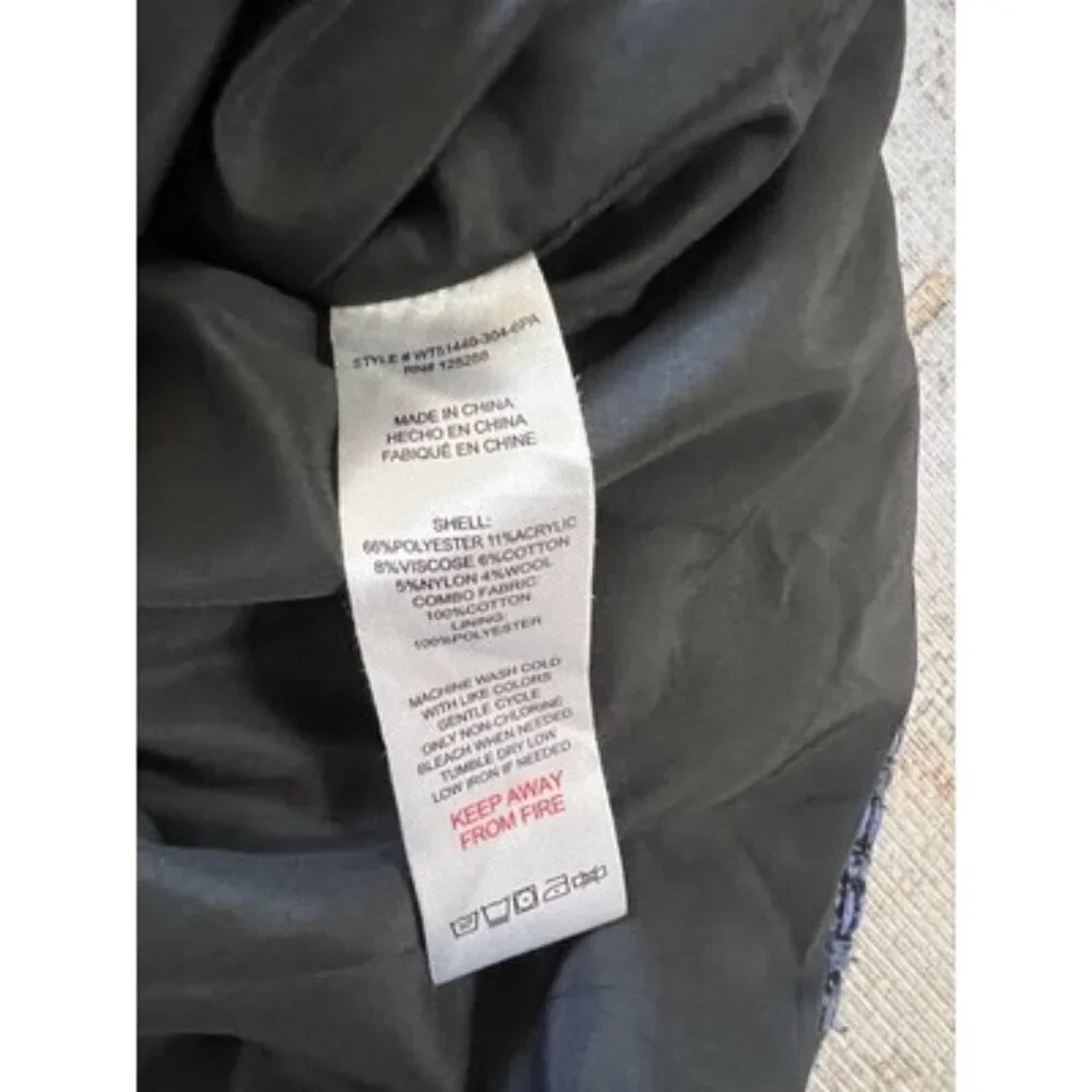 Jason Wu Collared Tweed Denim Mini Belted Dress Womens Size M NWT - Picture 8 of 9